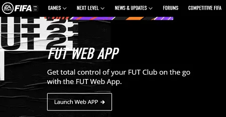 Launch FUT Web App